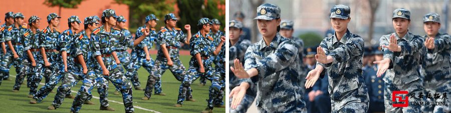 軍訓拓展訓練活動圖